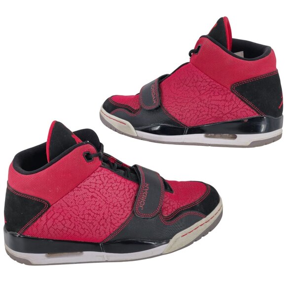Nike Air Jordan Flightclub 602661-601 Red Black 10.5 Athletic High-Top Sneakers - Picture 3 of 15